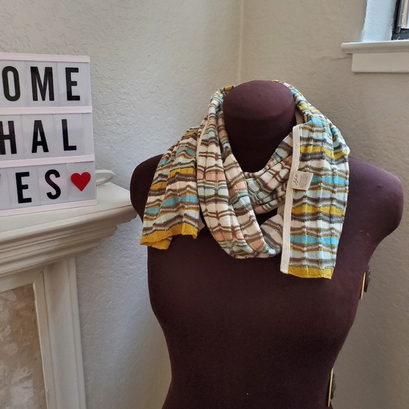 EUC J.JILL STRIPED SCARF - Picture 3 of 6